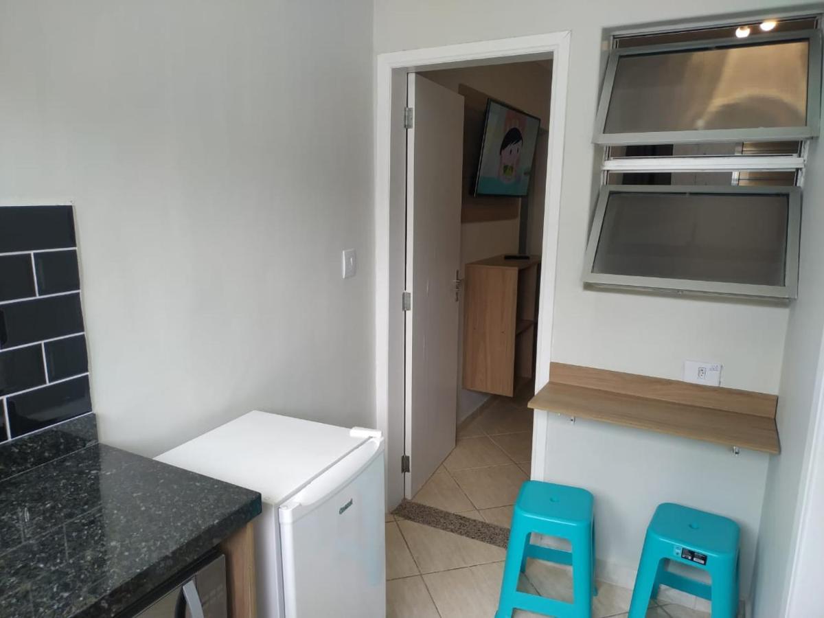 Kitnet Asturias 51B No Ed. Guariata, Proximo A Praia Das Asturias Em Guaruja Ngoại thất bức ảnh
